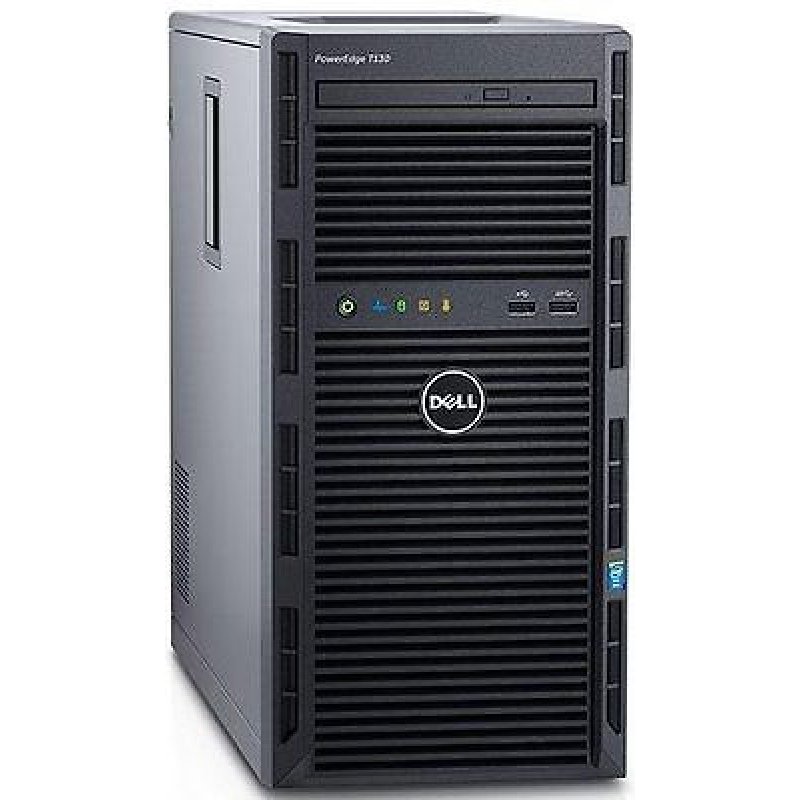 SERVER DELL POWEREDGE T130 E3-1220 v5 3.0GHz,8M Cache,8 GT/s DMI3,Turbo,(80) Max Mem 2133MHz